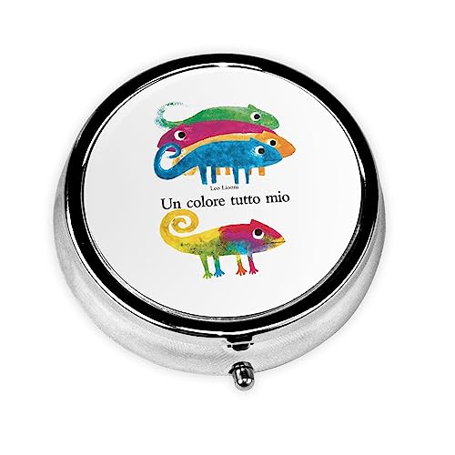 ピルケース レオ レオニ 携帯用 薬ケース 金属 くすりいれケース ピルボックス 薬箱 コンパクト 薬ポーチ 薬入れ おしゃれ 1日3回 かわいい 小型 丸型 小さい コンパクト 持ち運びやすい 小分け 仕切り付き 小物入れ 老人 子供旅行に便利