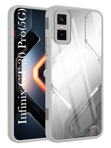 Image of Jkobi Ultra-Hybrid Back Cover Case for Infinix GT 30 Pro (Lifetime Anti Yellow | Anti Scratch | Crystal Clear Shockproof)
