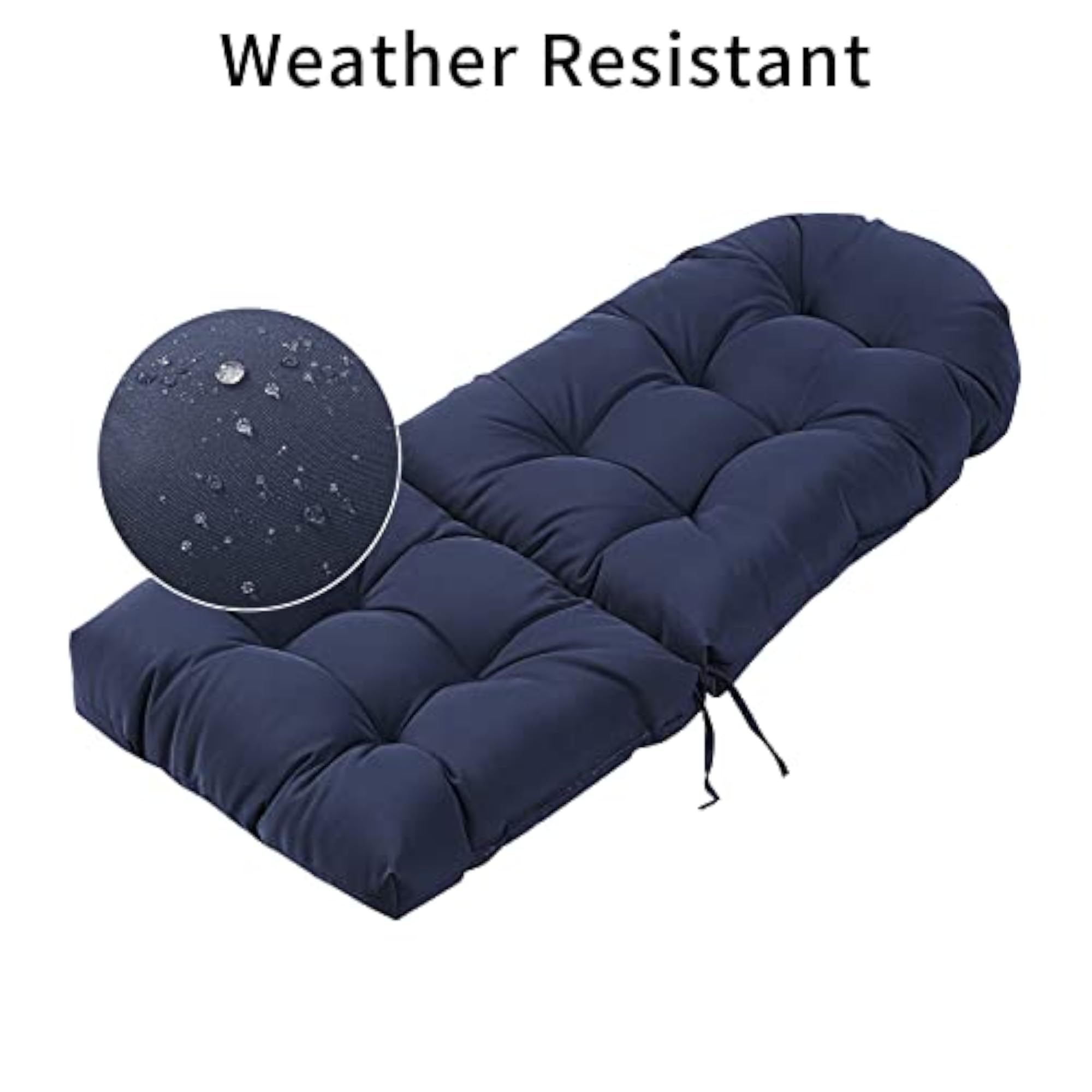 Weather Resistant Adirondack Chair Cushions, High Back