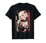 Goth Grunge Girl Waifu Demon Anime Horror Alt Aesthetic T-Shirt
