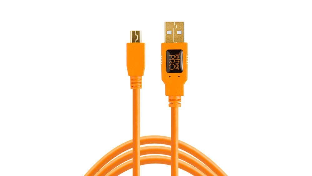Tether Tools TetherPro USB 2.0 Mini-B 5-Pin Cable (15 Feet)
