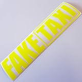 Rückstandslos entfernbar folien-zentrum Fake Taxi Neon gelb Shocker Hand Auto Aufkleber JDM Tuning Autoaufkleber OEM Dub Decal Stickerbomb Bombing Fun Roller Scooter Motorrad 415