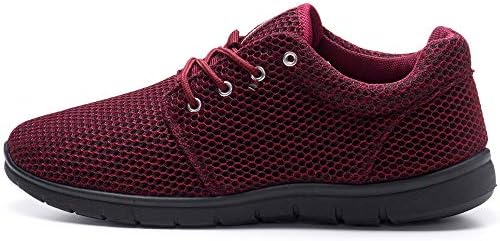 Alpine Swiss Kilian Fashion Sneakers Lightweight Trainers Lace Up Casual Shoes Burgundy 11 M US | Image 3