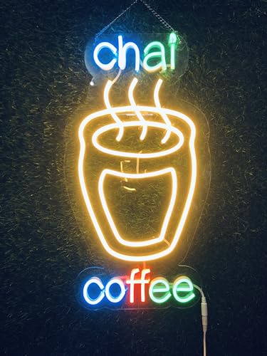 DON'T JUDGE ME Coffee & Chai Neon Sign | Wall Art | Room Decor | ...