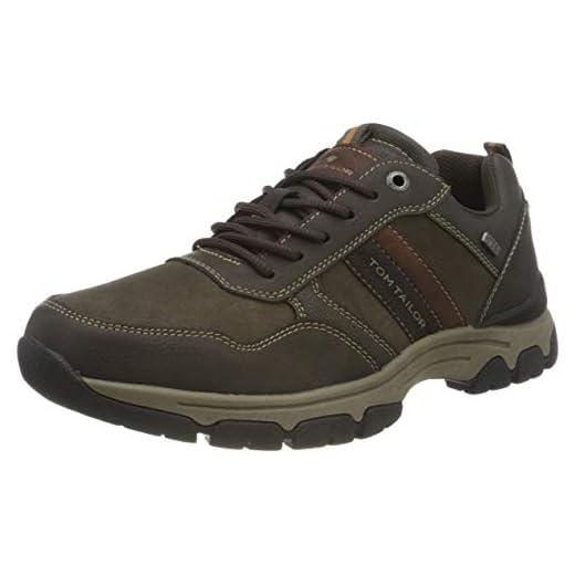 TOM TAILOR Herr 9081403 sneakers, Mocka - 42 EU