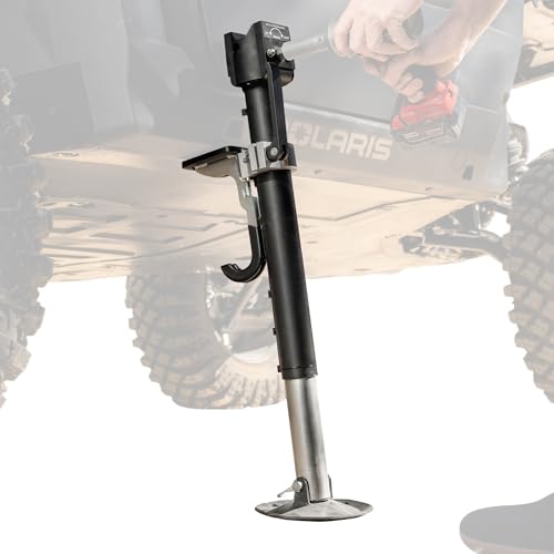 AGM Manual Jack 2000 lbs Capacity Off-Road Vehicle Lift - Stable Lightweight (15 lbs) Collapsible Car Lifting Jacks - Ultra-Fast Modular Mounting Off Road Jack for UTV Buggies Ultra4 Race Cars
