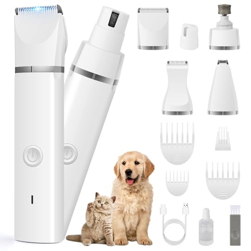 Veeconn Dog Clippers Grooming Kit Hair Clipper-Low...