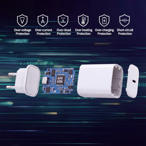 60W USB C Ladekabel für iPhone Duo 18 17 mit 2M USB C Schnellladekabel – Ansicht 6