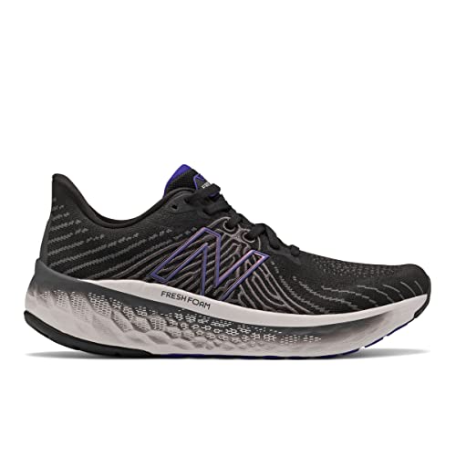 New Balance New Balance Men's Vongo V5 Running Shoe, Black/Deep Violet, 7 W US