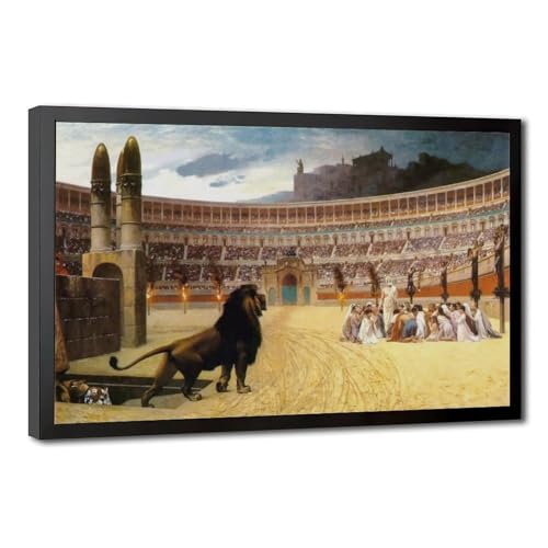 The Christian Martyrs Last Prayer poster Jean Leon Gerome déco murale