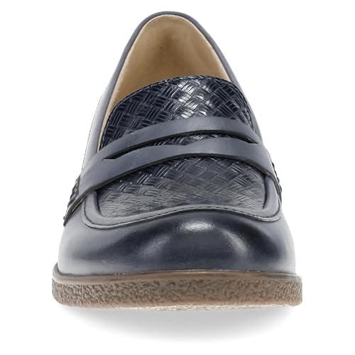 Image of Dansko Danica Heeled Loafer for Women - Waterproof Leather with Rubber Outsole and Leather Stacked Heel for Long-Lasting Style in Any Weather