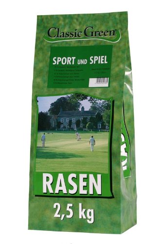 Preisvergleich Produktbild Classic Green Sport-&Spielrasen Papierbeutel 2,5kg