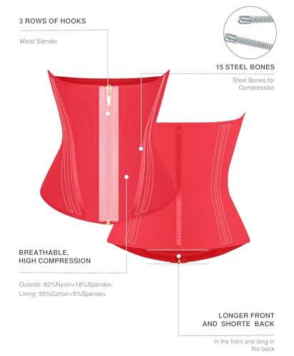 Image of Lover-Beauty Waist Trainer for Women Corset Shapewear Tummy Control Workout Waist Cincher Body Shaper Girdle