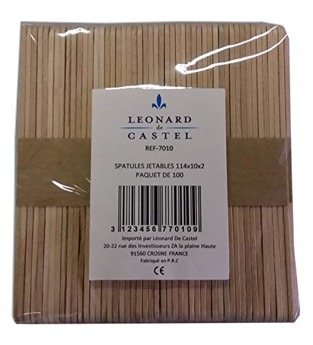 Storepil - 100 Spatules bois pour application de la cire sur le visage Cover