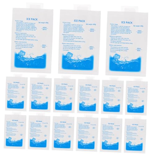 CIMAXIC 50pcs Reusable Ice Packs for Shipping Food Quick Cooling Gel Packs for Lunch Boxes Cooler Bags and Camping Keep Seafood and Meat Fresh During Transport