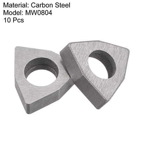Image of uxcell Carbide Insert Seat Shim MW0804 Turning Tool Thread Lathe Shim Seats 10Pcs