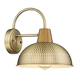 Farmhouse Barn Light Outdoor, HWH Outdoor Sconces Wall Lighting, Gooseneck Barn Wall Sconce Light fo