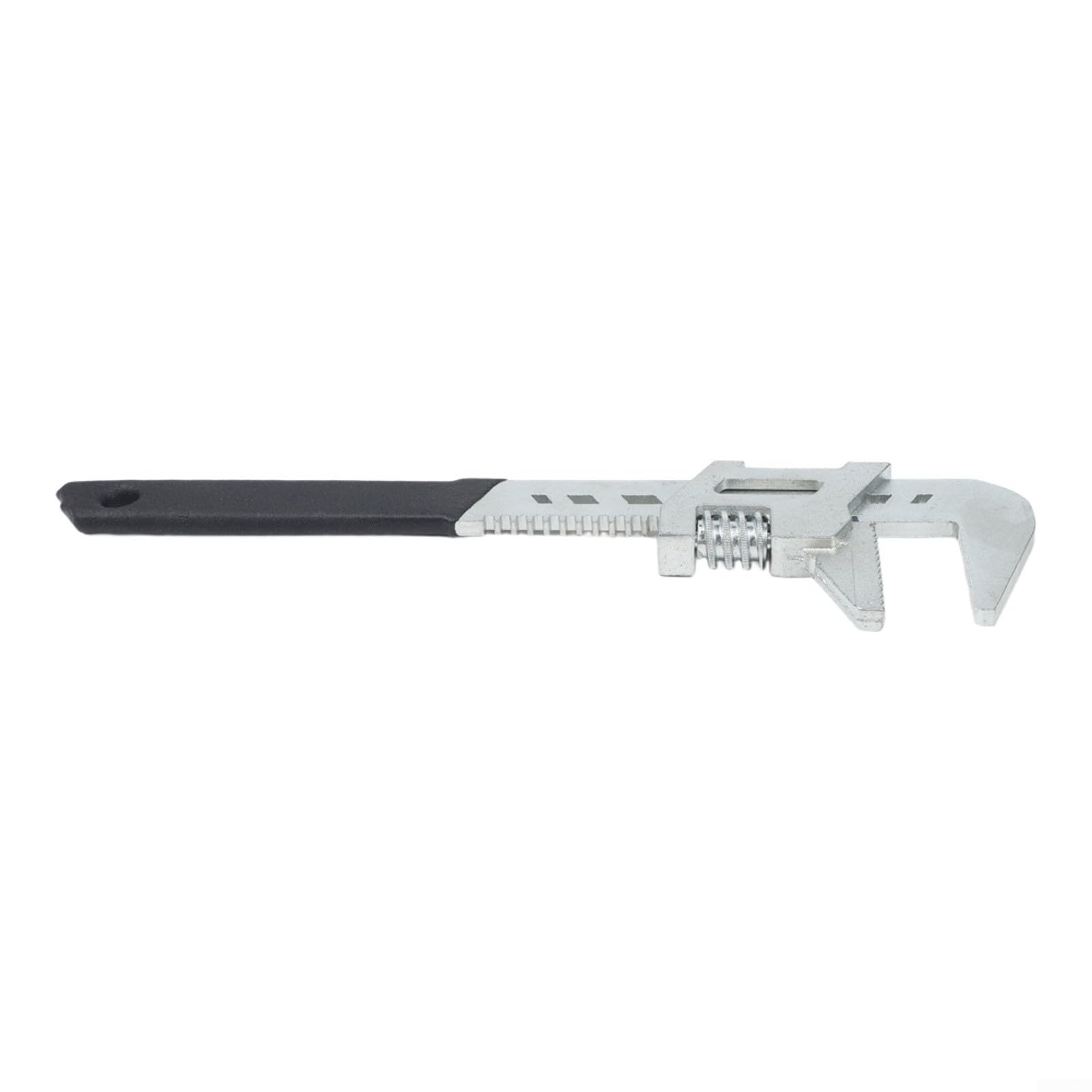 Heavy-Duty 12-Inch Adjustable Pipe Wrench with 0-75mm Wide Opening, High-Carbon Steel F-Type Quick-Release Tool - For Valves, Hex Nuts, and Irregular Pipes