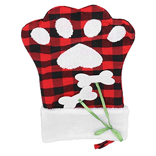 Meias de Natal de Pata de Cachorro Decoração de Presente de Natal de Pata de Cachorro Meia de Pata d