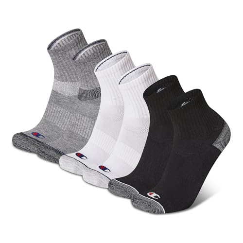 6PK MENS CUSHION HIGH QUARTER