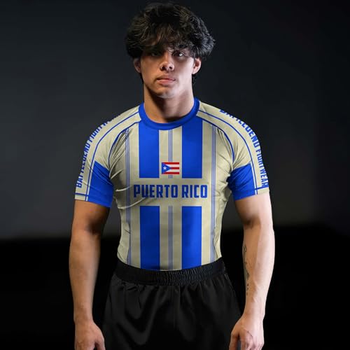 International Warrior Men's BJJ Rash Guard – Short Sleeve Compression Shirt for Jiu-Jitsu, Grappling & MMA4