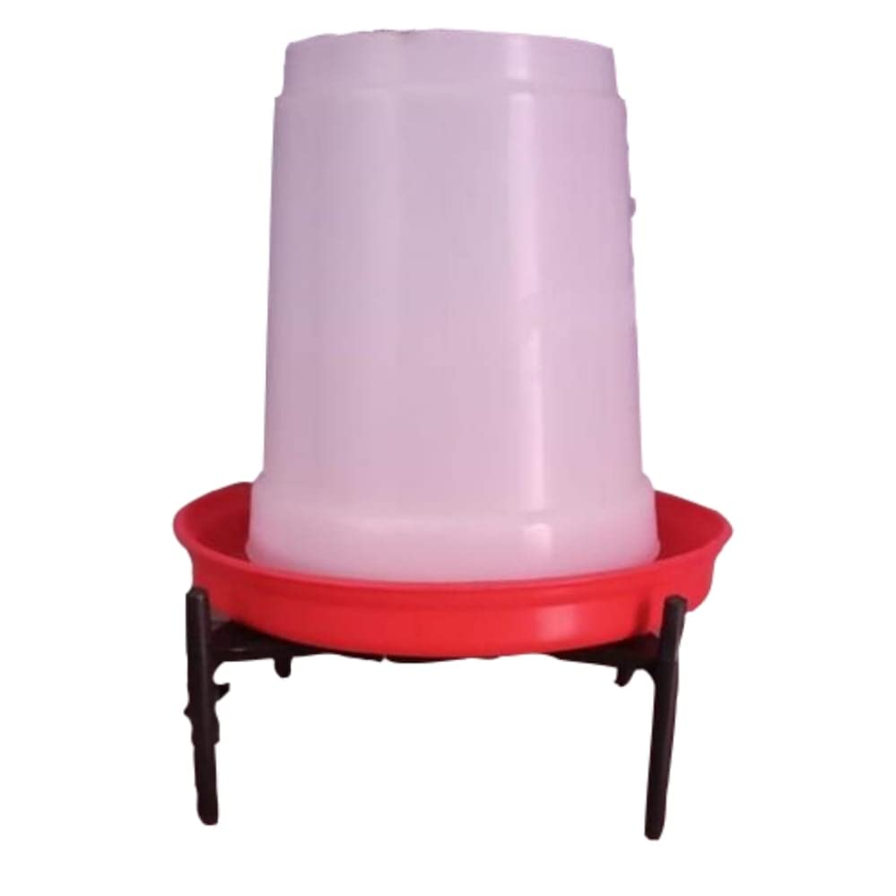 Sohit Agro Farm 3 L Poultry Drinker/Feeder for Farms and All Other Birds (Multicolour) | Chick/Quail Water Drinker/Feeder 3 litres Capacity | Pack of 1