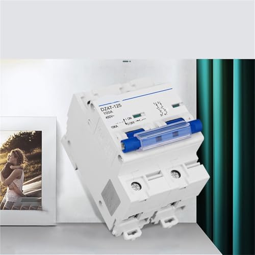 Disyuntor de CA 2P 80A para control de cortocircuitos en carril DIN de 240V 5