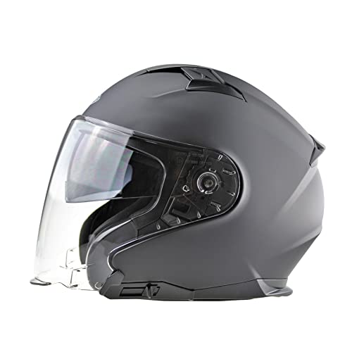 ViPER RSV22 Open Face Motorbike Helmet - Motorcycle Jet Cras