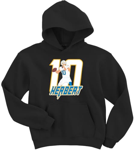 Justin Herbert 10 Los Angeles Hooded Sweatshirt Hoodie - Main Image