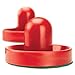 Set of Two Large 3 3/4 Inch Air hockey Paddles for Full Size Air Hockey Tables by Brybelly