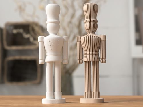 Minimalistische Nussknacker Figuren – 3D-gedruckte...