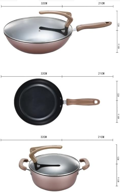 ノンスティックストックポットキット3ピース家庭用コンビネーション