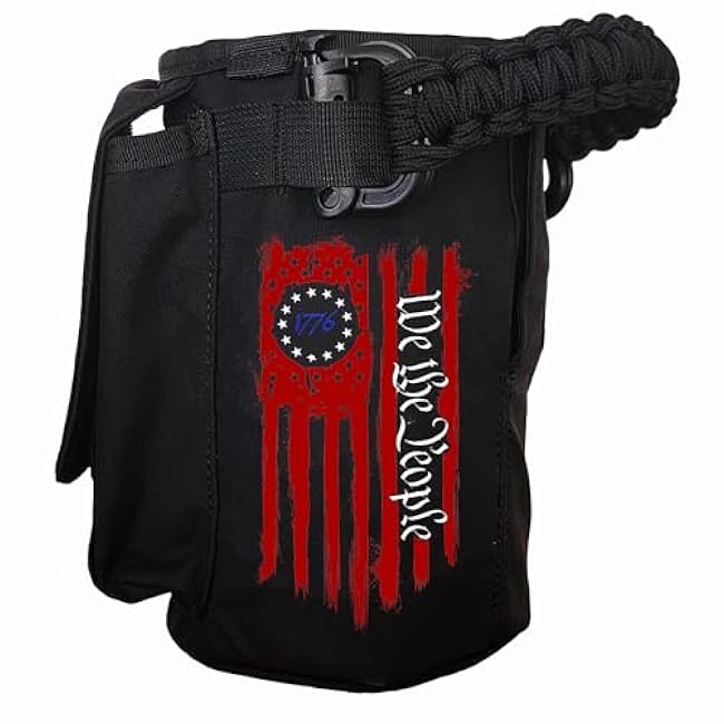 Iron InfideI Battle Bottle Sleeve - 64 oz and 32 oz Water Bottle Sleeve Only for Half Gallon 1L Steel Water Bottle | Rugged Cover with Molle for Versatile Design with Storage for Phone, Wallet & Keys