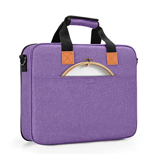 Luxja Embroidery Project Bag, Embroidery Kits Storage Bag (Bag Only), Purple #TOP3