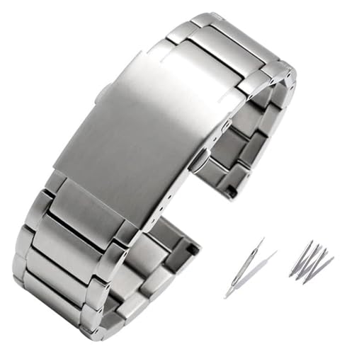 Bracelet montre acier inoxydable d'exception homme 22-28mm multicolore
