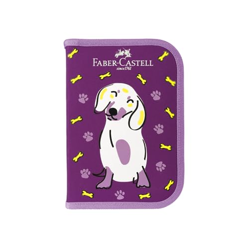 Estojo Escolar Completo Coleção Pets Faber-Castell - Cachorro