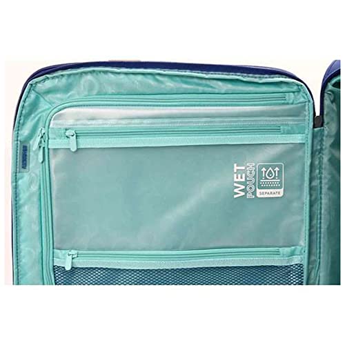 Image of American Tourister Unisex Majoris Polyester Soft Trolley (A21ATMAJORILAR003, Blue, Large)