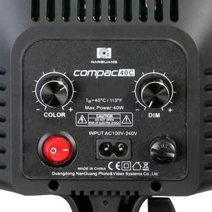 NANGUANG High CRI BI-Color LED-Studioleuchte COMPAC 40C Foto-Flächenleuchte für Fotografie Video Fotostudio – Bild 7