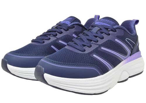 ダンロップリファインド DC1514 DUNLOP REFINED スタンドイーズ レディーススニーカー ウォーキングシューズ ウォーキングスニーカー 運動靴 紐靴 4E 幅広 婦人 靴 (ネイビー, 日本の靴のサイズ寸法, 大人, 数値, 23.0 cm