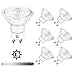 Produktbild Albrillo 6er Pack Dimmbar GU10 LED Lampe - 5W 500LM Ersetzt 60W Halogen lampen, Warmweiß 3000K, Kein Flackern GU10 Reflektorlampe, 120° Ausstrahlungswinkel Spotlight für Wohnzimmer, Schlafzimmer, Büro