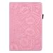 Produktbild Lspcase Galaxy Tab A6 Tasche Flip Schutzhülle Brieftasche Etui Stand Kartenfächer Stifthalter Hülle für Samsung Galaxy Tab A 2016 10.1 Zoll SM-T580 SM-T585 Rosa Mandala Blume Muster