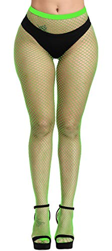 Kikoroco Womens Fishnet Stockings Sexy Tights High Waisted Pantyhose