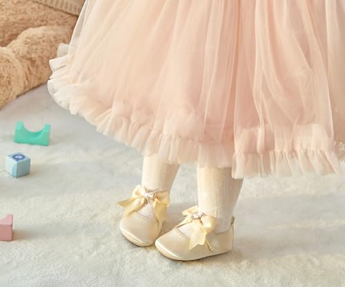 Image of PHIRAMIN Toddler Girl Mary Jane Dress Shoes-Little Girl School Uniform Shoes for Wedding Party