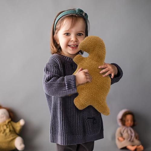 DUINIU 1-Teiliges Set Dinosaurier-Nugget-Kissen, Dinosaurier-Plüschtier, Plüschtierkissen, Süßes Spielzeugkissen, Süße Raumdekorationsartikel, Geburtstagsgeschenk, Geeignet Für Jungen Und Mädchen