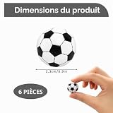 HAVIRI balles de baby-foot 2,2 cm, lot de 6 plastique photo 2
