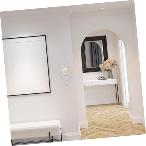 Elegante candelabro de pared vintage BESTYASH en hierro forjado decorativo retro 4