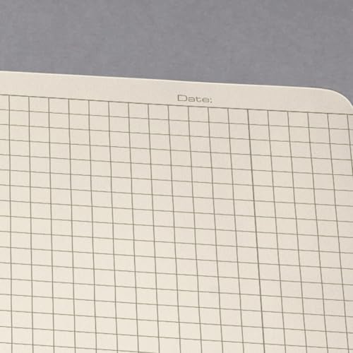 Sigel CO824 Premium Spiralblock A4, kariert, dunkelblau, 80 Blatt, sehr stabiler Hardcover-Einband, Einsteckfach, aus nachhaltigem Papier, Conceptum