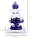 NMII Ganesh Ji Glass Idol Statue for Home & Temple Décor | Lord Ganesh Moorti for Car Dashboard, Mandir & Home Décor | House Interior Decoration Items | Ganesh Figurines Showpieces for Decor & Gifts