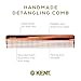 Kent 92T Wide Tooth Comb Detangler Comb for Curly Hair, Detangling Hair Comb for All Hair Types, Mens Hair Comb, and Wet Comb Hair Comb for Women, Kent Comb Hair Styling and Detangling Comb