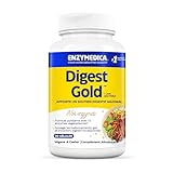 Enzymedica, Digest Gold + Live Bacteria, Formule Enzymatique À Action Rapide, Améliore L'Absorption Des Nutriments Et L'Énergie, Sans Gluten, Sans Produits Laitiers, Végétalien, 90 Capsules